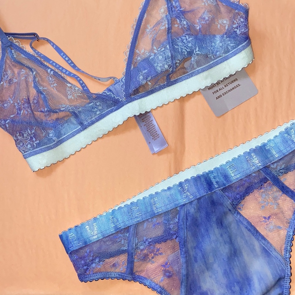 Savage X Fenty Tye Dye Lace Set